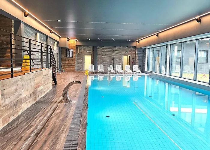 Apartament Alabaster - Basen, Sauna, Jacuzzi, Siłownia, Restauracja - 365pam *