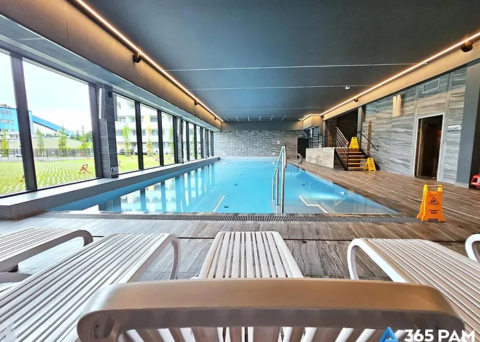 365pam - Alabaster - Basen, Sauna, Jacuzzi, Silownia, Restauracja * Kolobrzeg